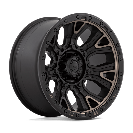 Fuel D824 TRACTION MATTE BLACK WITH DOUBLE DARK TINT
