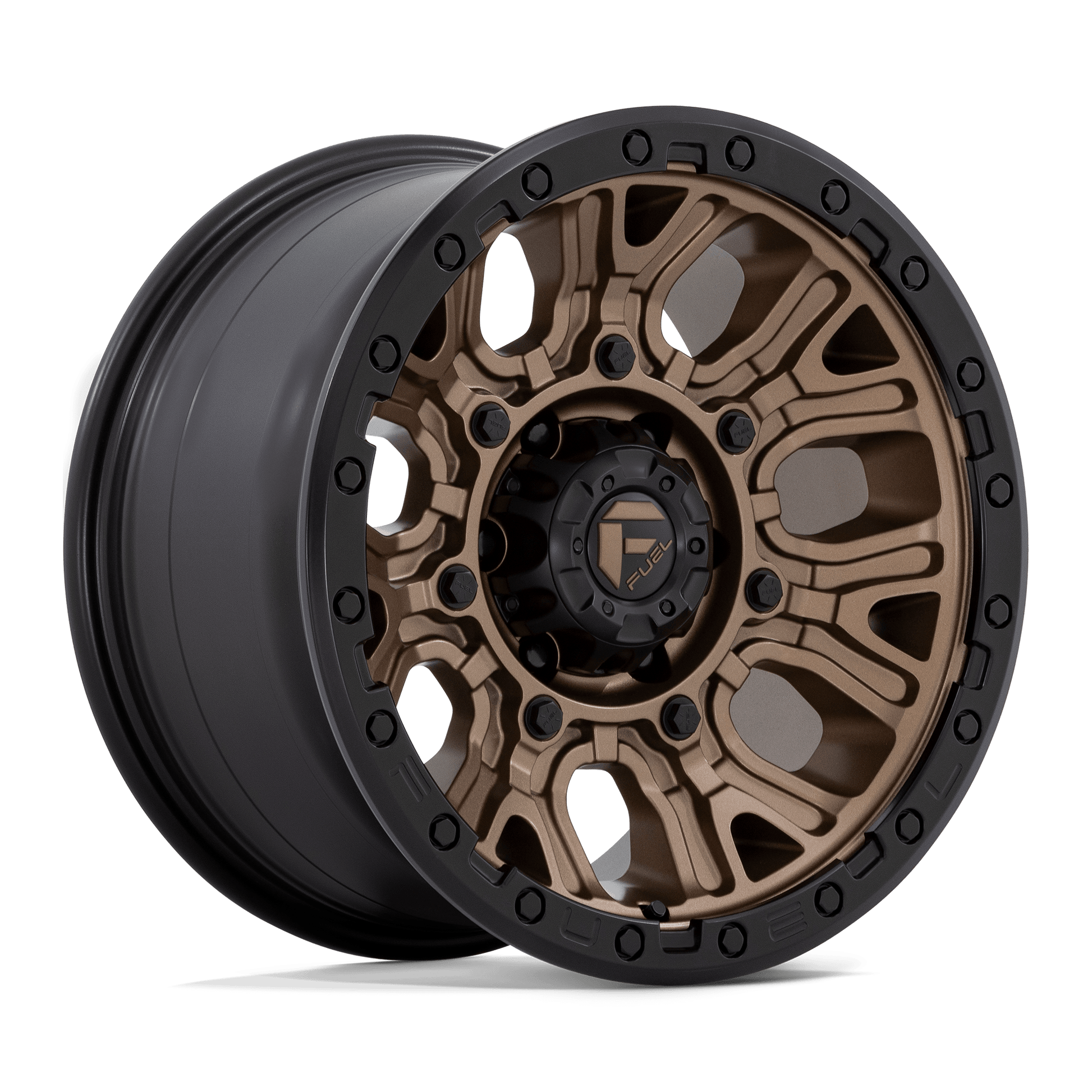 Fuel D826 TRACTION MATTE BRONZE WITH BLACK RING