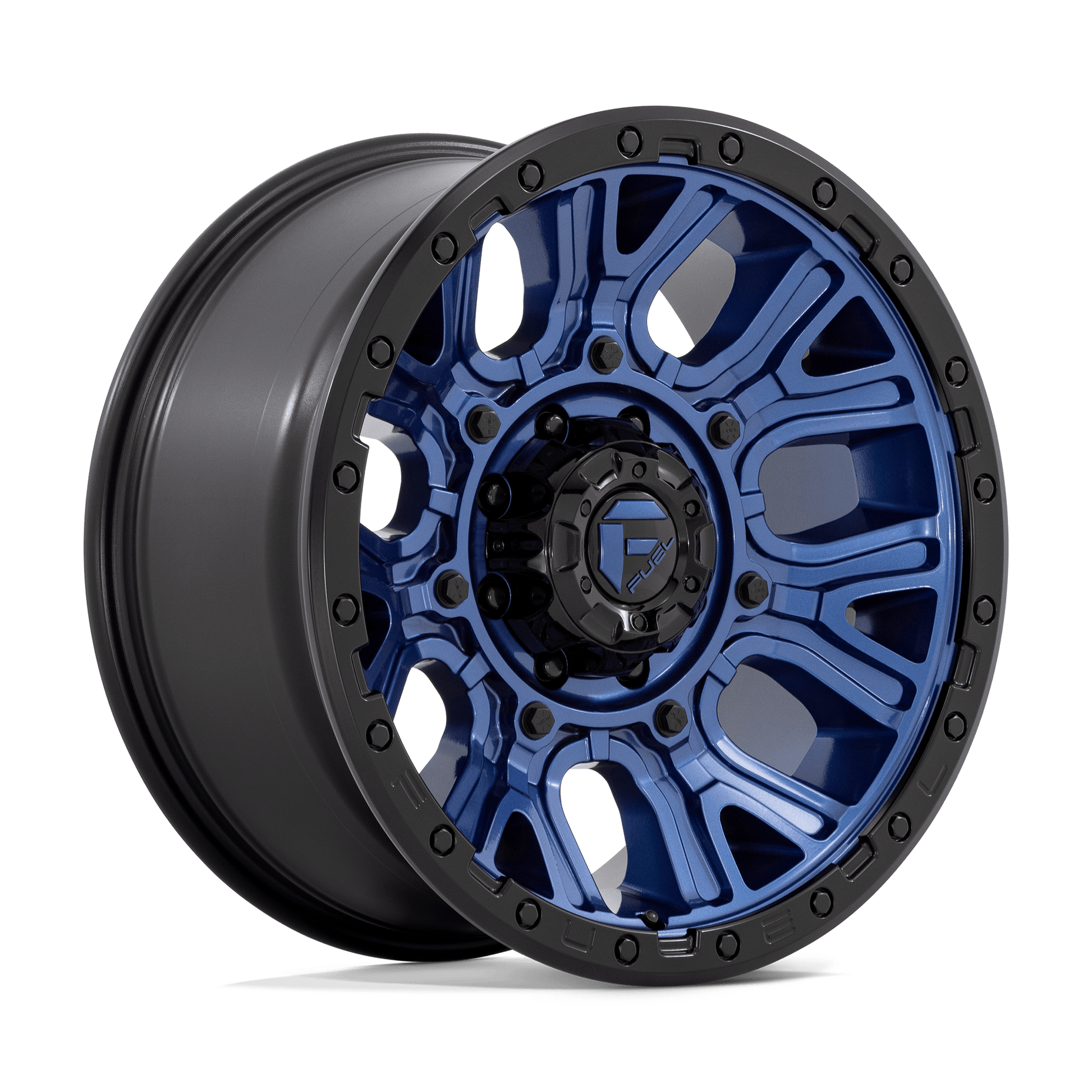 Fuel D827 TRACTION DARK BLUE WITH BLACK RING