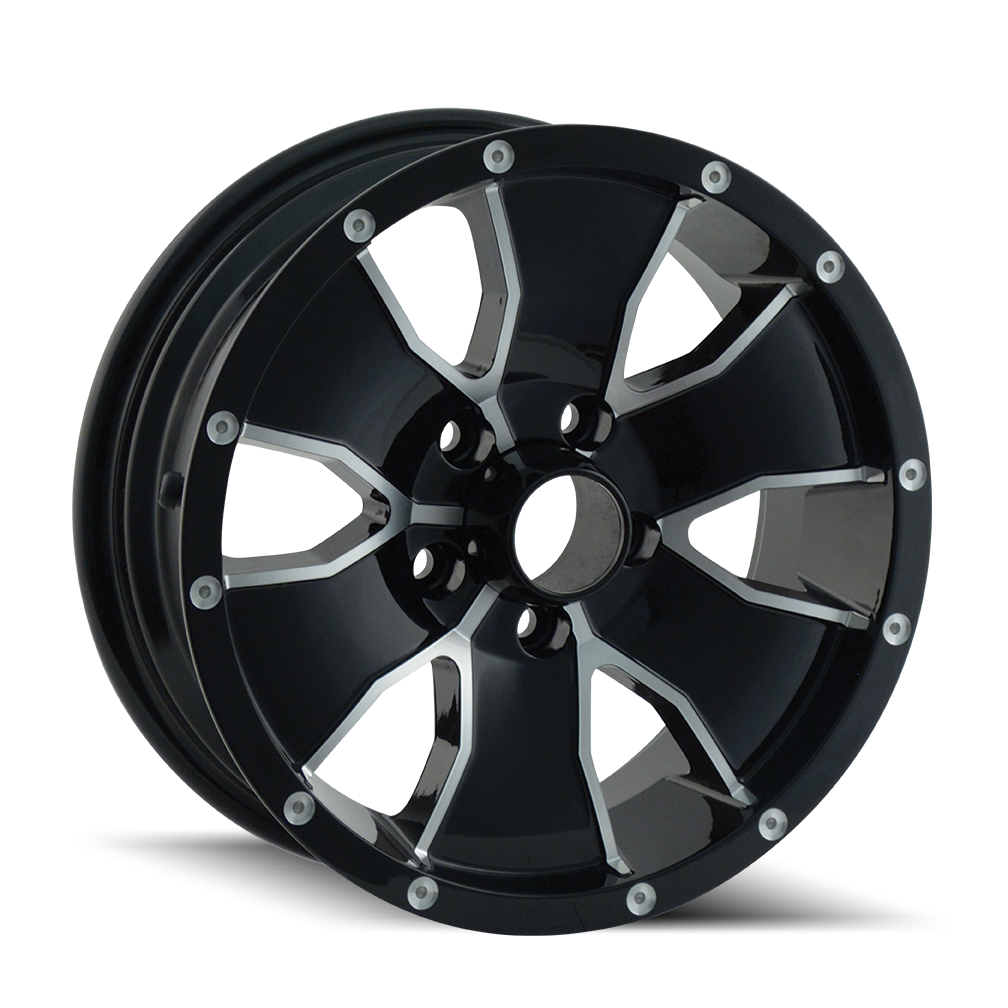 ION 14 Custom Wheel Gloss Black Machined