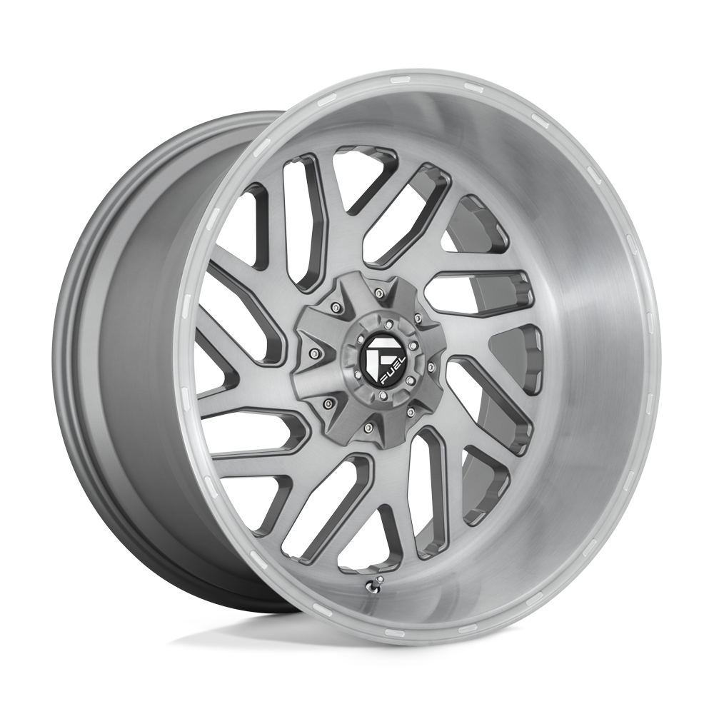Fuel D715 TRITON PLATINUM BRUSHED GUN METAL TINTED CLEAR