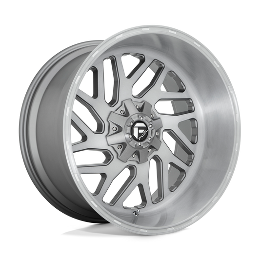 Fuel D715 TRITON PLATINUM BRUSHED GUN METAL TINTED CLEAR