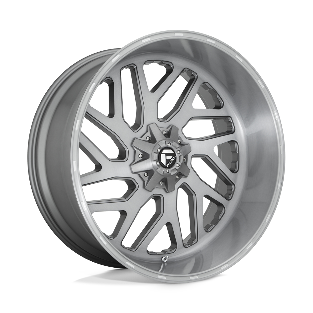 Fuel D715 TRITON PLATINUM BRUSHED GUN METAL TINTED CLEAR