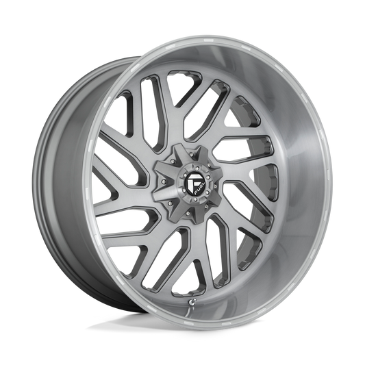 Fuel D715 TRITON PLATINUM BRUSHED GUN METAL TINTED CLEAR