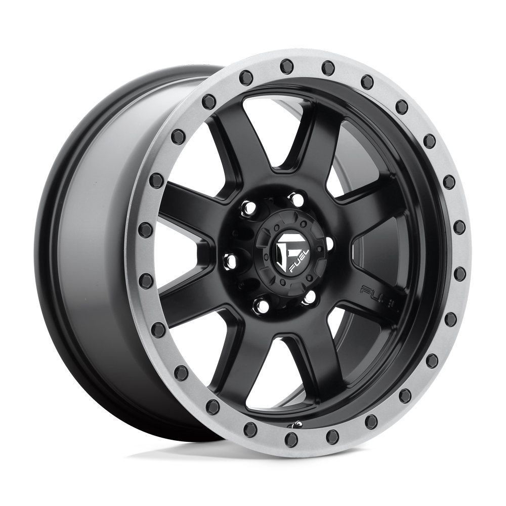 Fuel D551 TROPHY MATTE BLACK GUN METAL RING