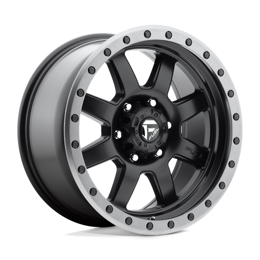 Fuel D551 TROPHY MATTE BLACK GUN METAL RING