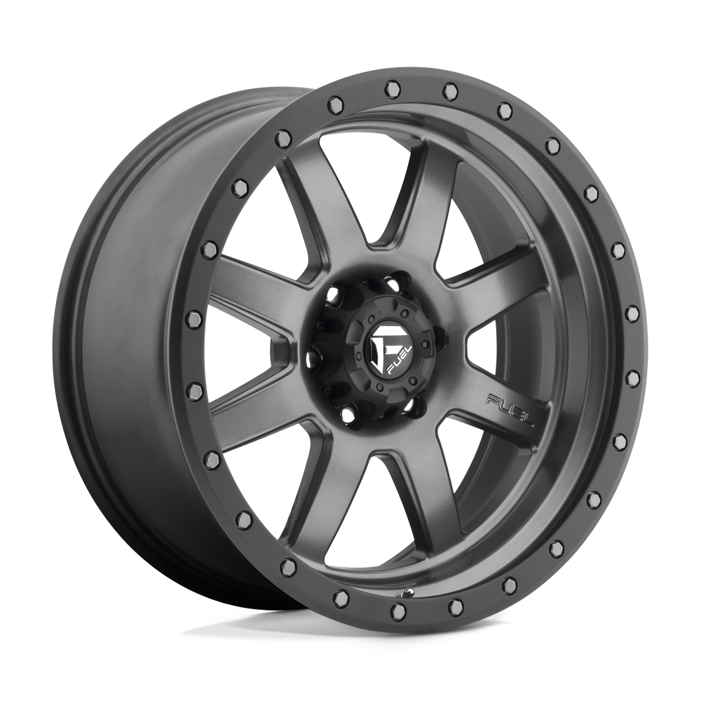 Fuel D552 TROPHY MATTE GUN METAL BLACK BEAD RING