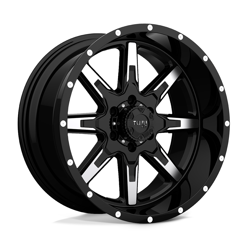 Tuff T15 GLOSS BLACK W/ MACHINED FACE