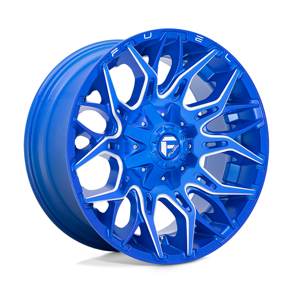 Fuel D770 TWITCH ANODIZED BLUE MILLED