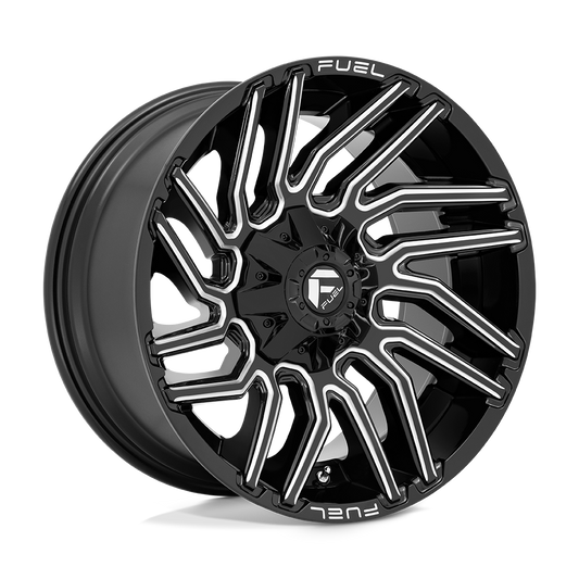 Fuel D773 TYPHOON GLOSS BLACK MILLED