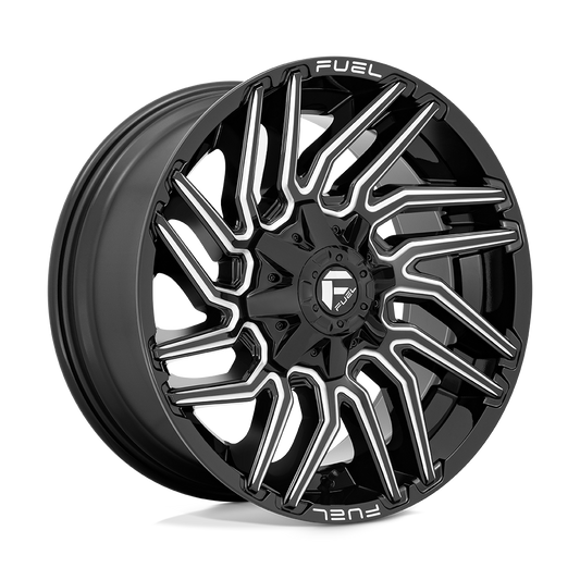 Fuel D773 TYPHOON GLOSS BLACK MILLED