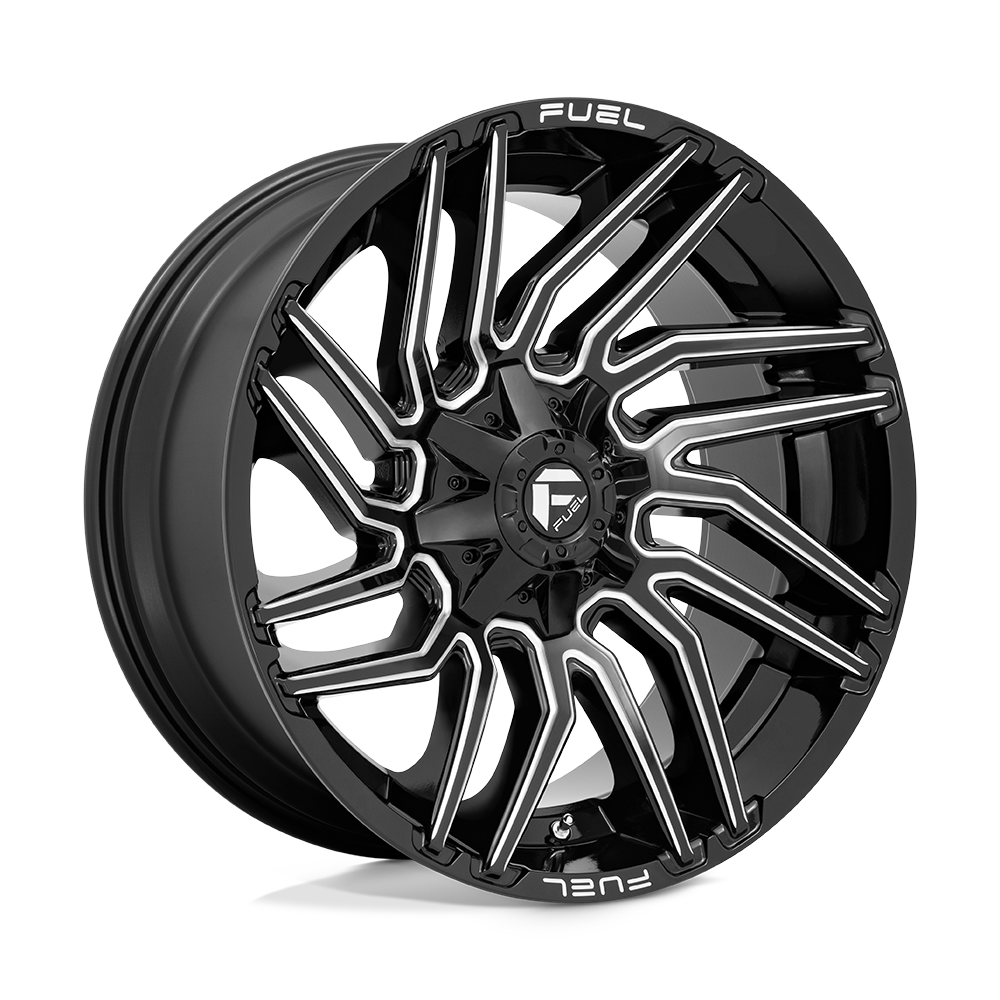 Fuel D773 TYPHOON GLOSS BLACK MILLED