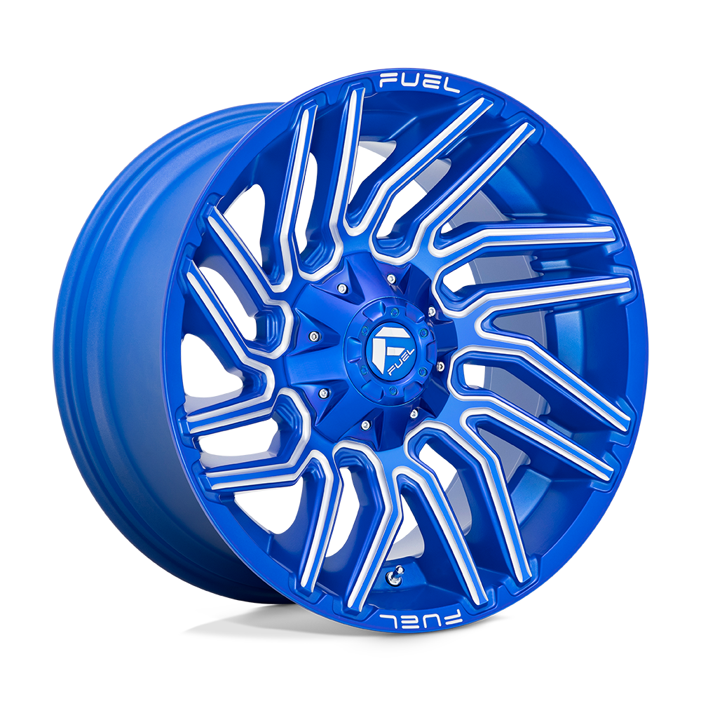 Fuel D774 TYPHOON ANODIZED BLUE MILLED