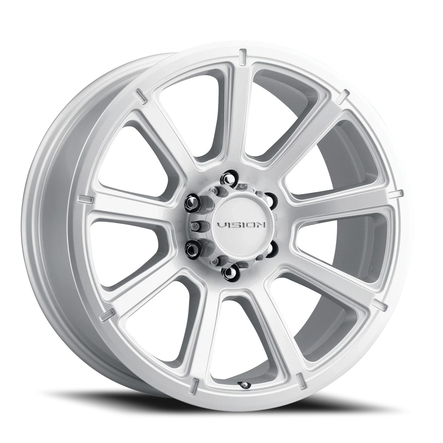 VISION TURBINE 16X8 0 6X139.7 Winter Paint-Silver( Salt Resistant)