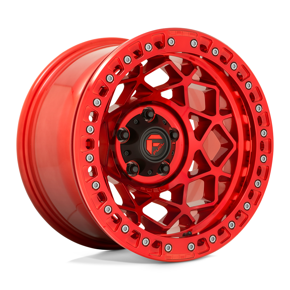 Fuel D121 UNIT BEADLOCK CANDY RED