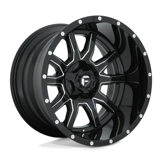 Fuel D627 VANDAL GLOSS BLACK MILLED