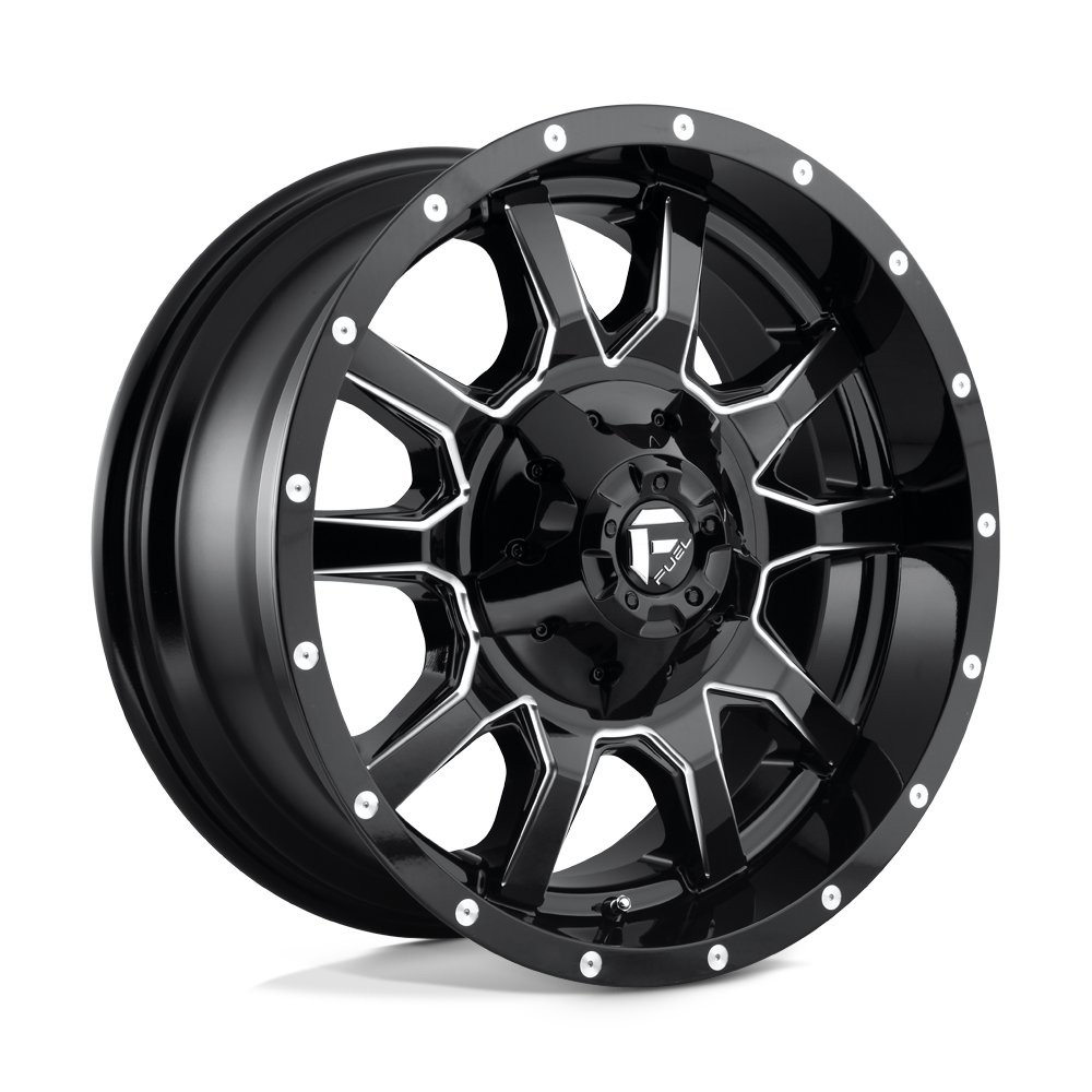 Fuel D627 VANDAL GLOSS BLACK MILLED