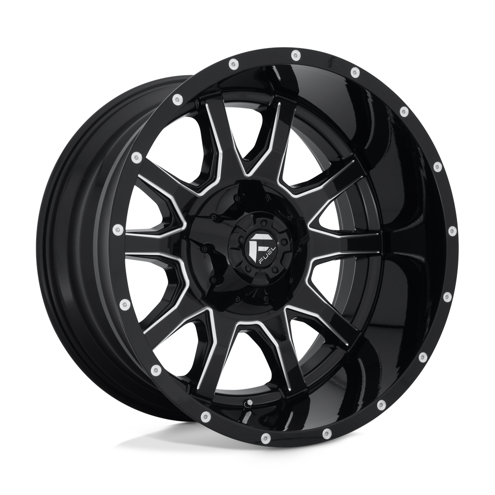 Fuel D627 VANDAL GLOSS BLACK MILLED