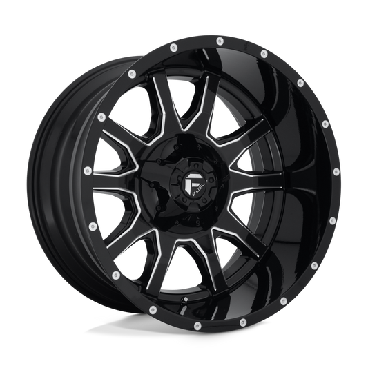Fuel D627 VANDAL GLOSS BLACK MILLED
