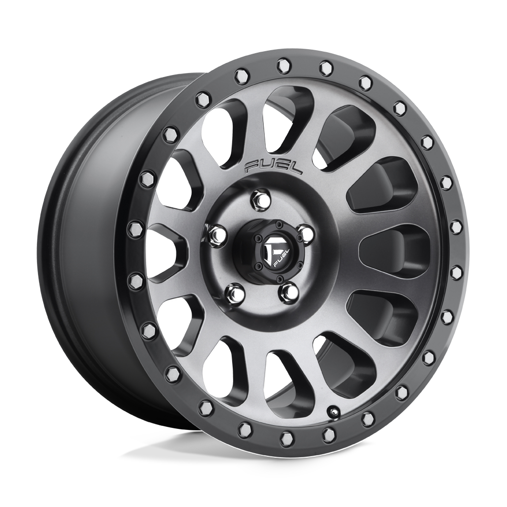 Fuel D601 VECTOR MATTE GUN METAL BLACK BEAD RING
