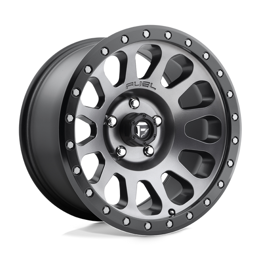 Fuel D601 VECTOR MATTE GUN METAL BLACK BEAD RING