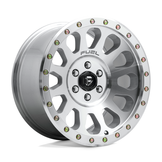 Fuel D647 VECTOR DIAMOND CUT MACHINED WITH CLEAR COAT WITH