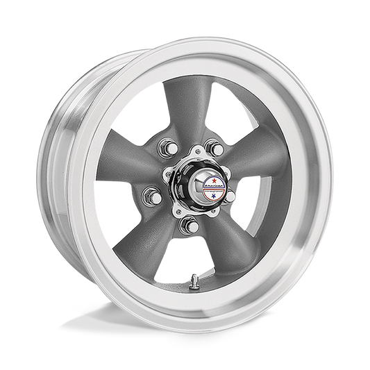 American Racing Vintage VN105 TORQ THRUST D TORQ THRUST GRAY MACHINED LIP