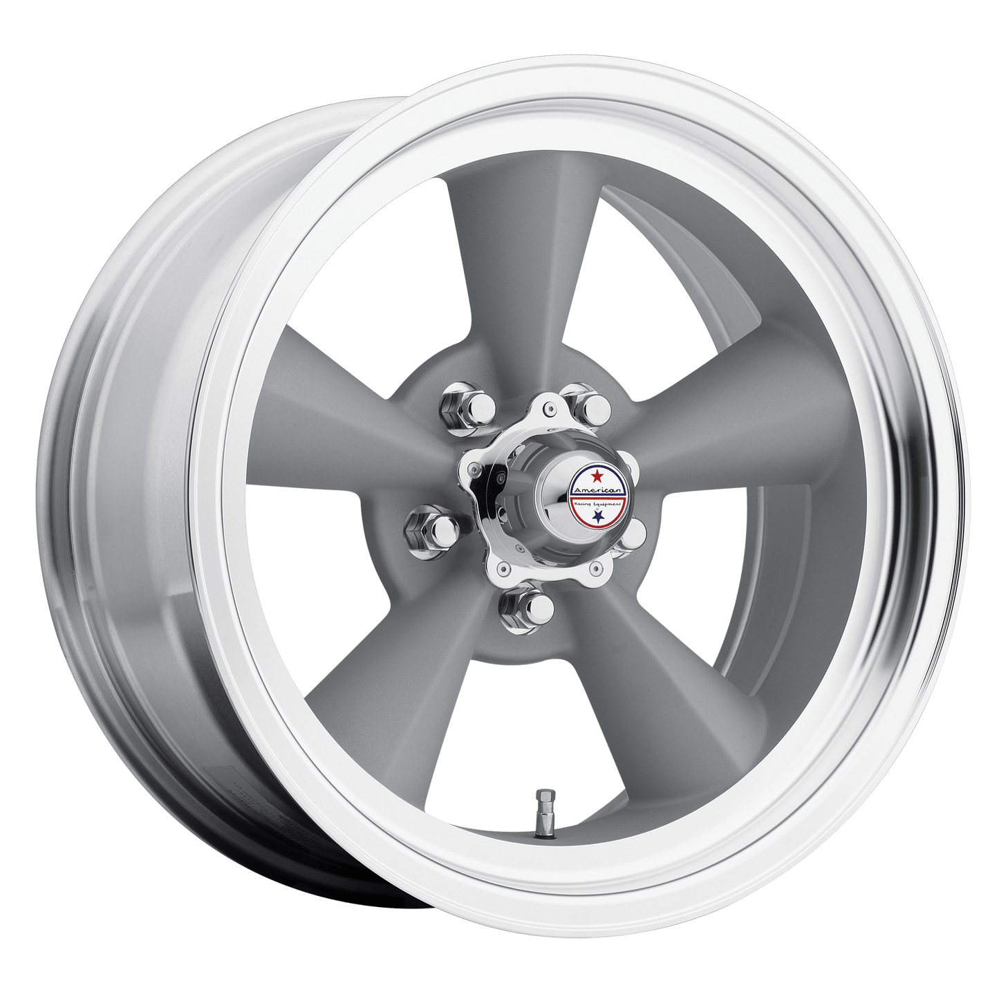 American Racing Vintage VN309 TT O VINTAGE SILVER MACHINED LIP