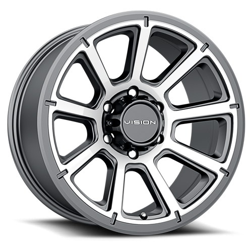 VISION TURBINE CUSTOM WHEEL Gunmetal Machined Face