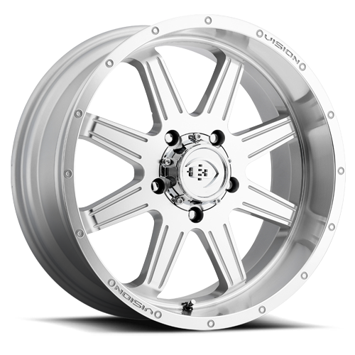 VISION CANNIBAL CUSTOM WHEEL Silver Machined Face