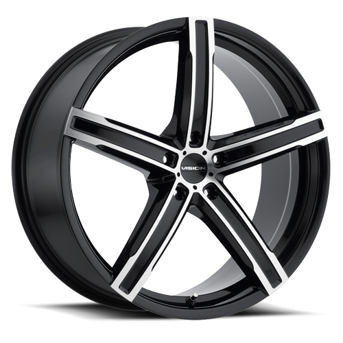 VISION BOOST CUSTOM WHEEL Gloss Black Machined Face