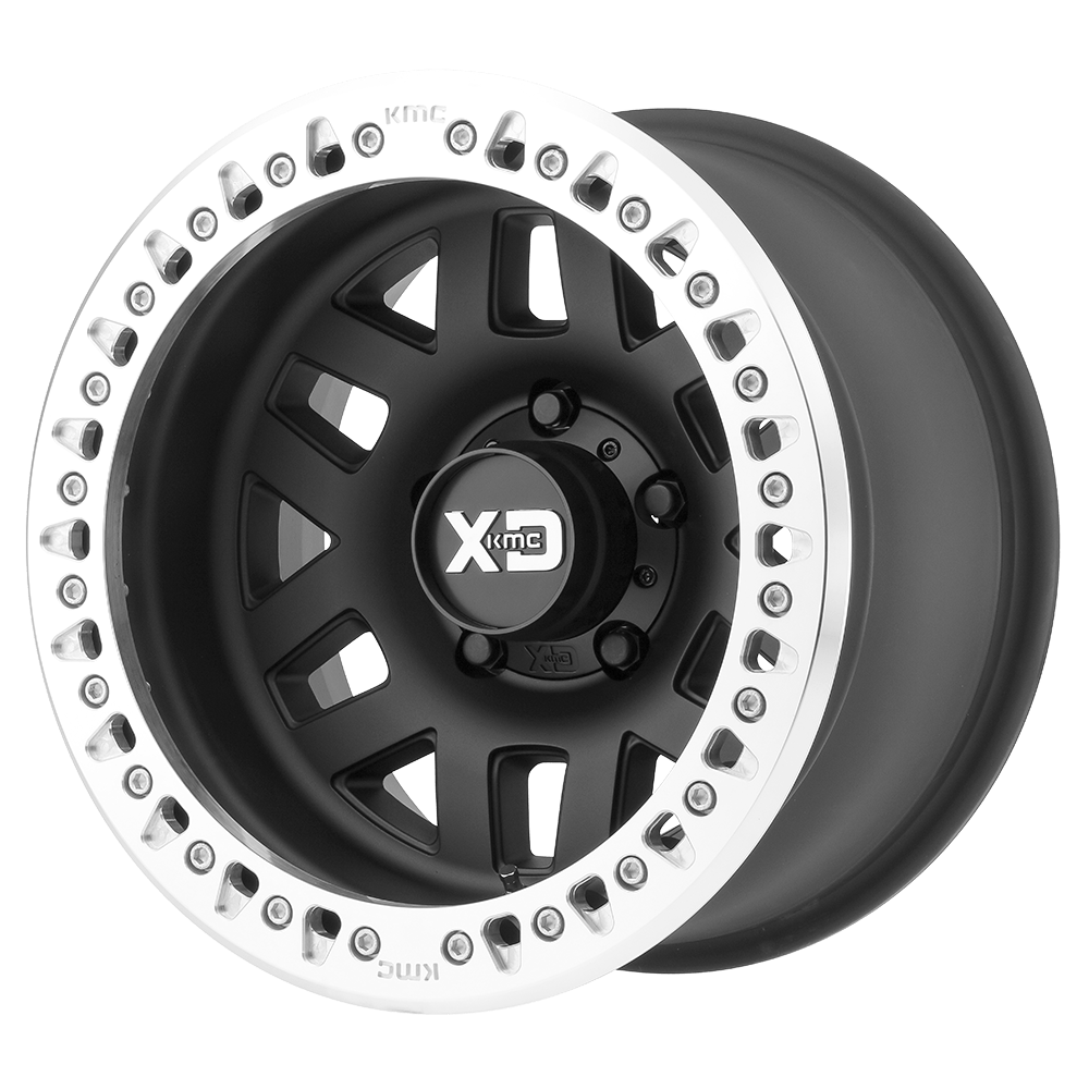 XD XD229 MACHETE CRAWL BEADLOCK SATIN BLACK MACHINED BEAD RING