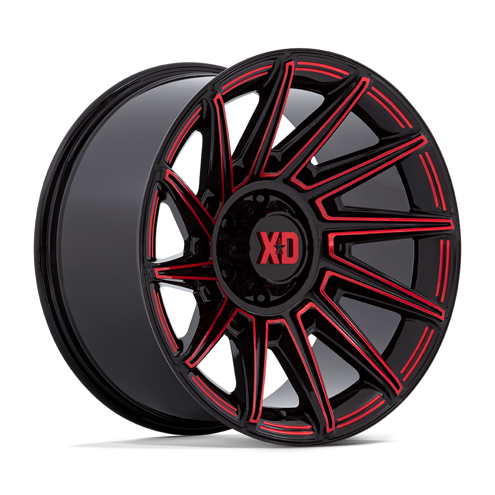 XD XD867 SPECTER GLOSS BLACK WITH RED TINT