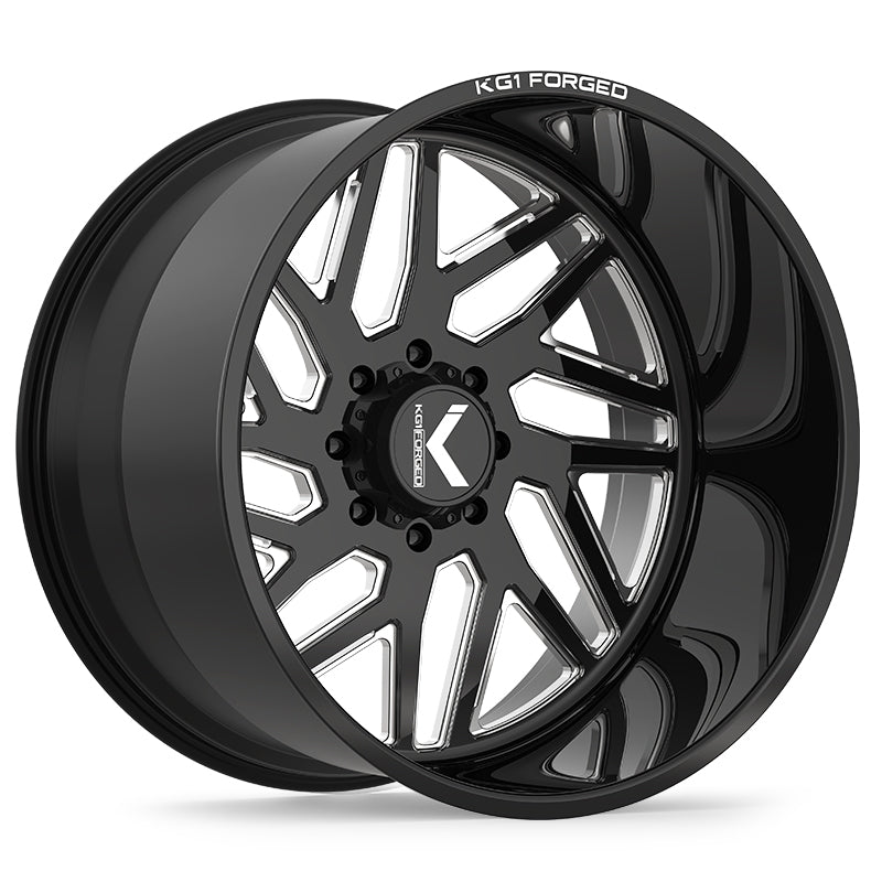KG1 YAZ-N CUSTOM WHEEL GLOSS BLACK MILLED