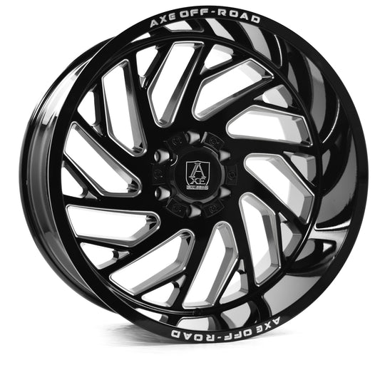 Axe ZEUS Custom Wheel Gloss Black Milled