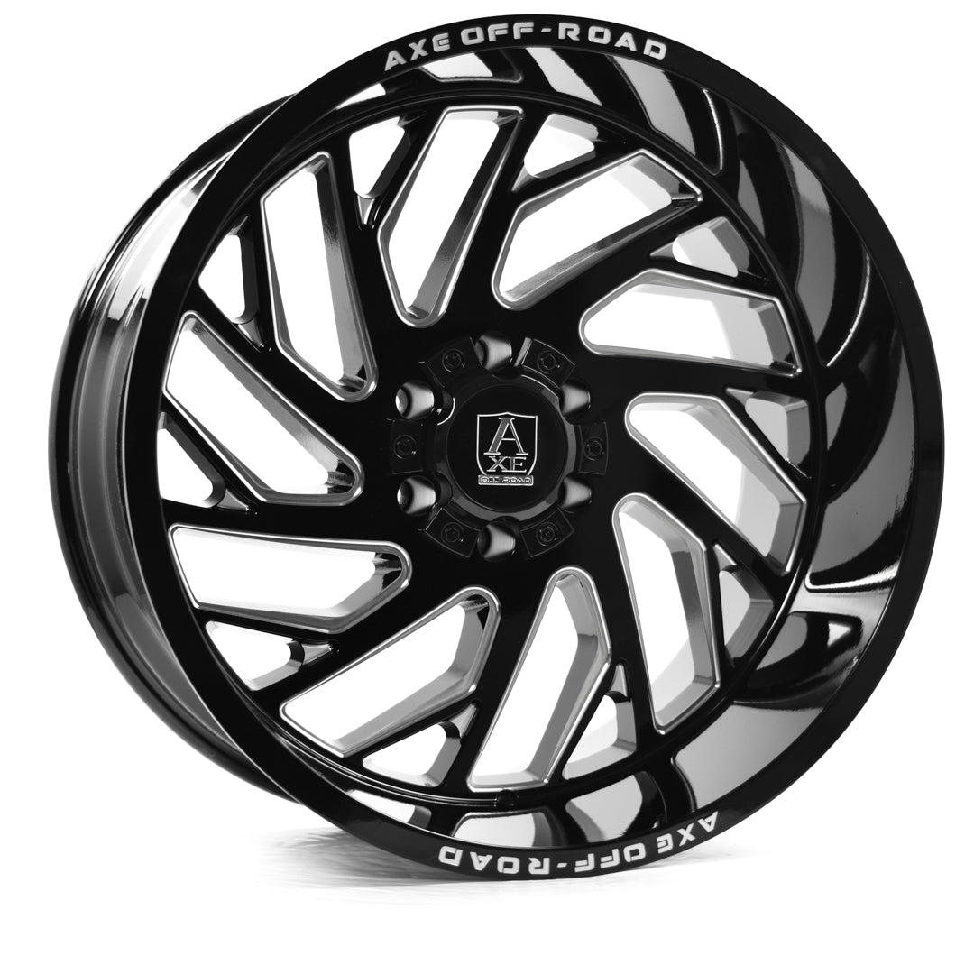 Axe ZEUS Custom Wheel Gloss Black Milled