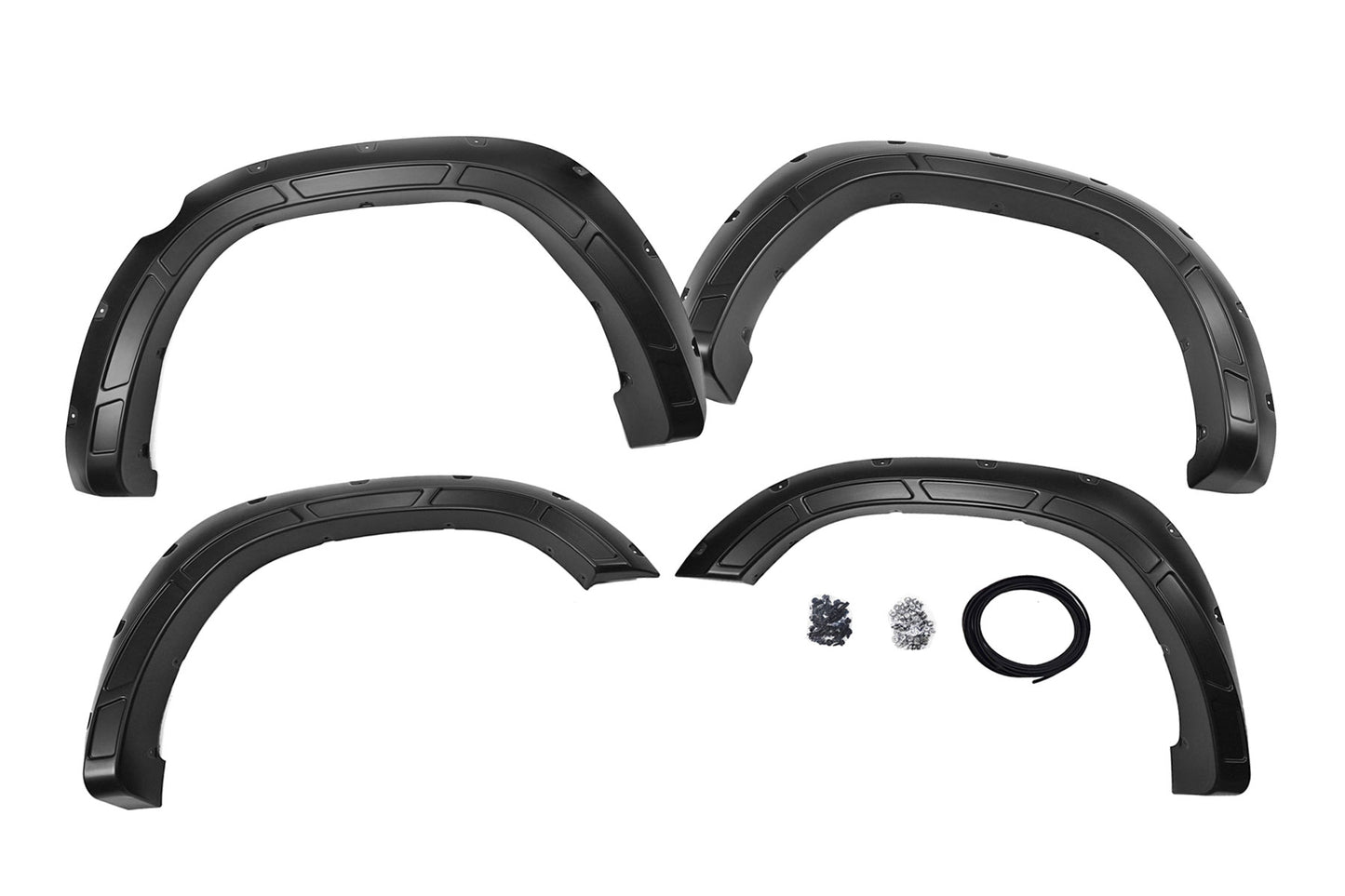 Rough Country Fender Flares | Defender | JSC Billet Silver | Ram 1500 2WD/4WD (2019-2024)