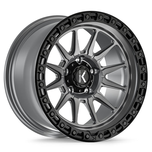 KG1 ADRENALINE-KO CUSTOM WHEEL MATTE ANTHRACITE BLACK RING