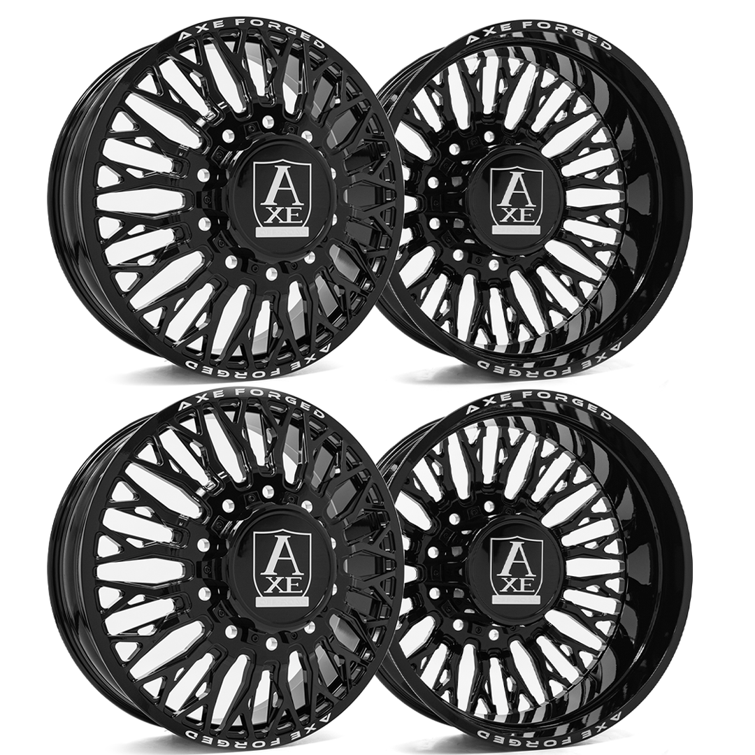 Axe AF16 Dually Custom Wheel Gloss Black