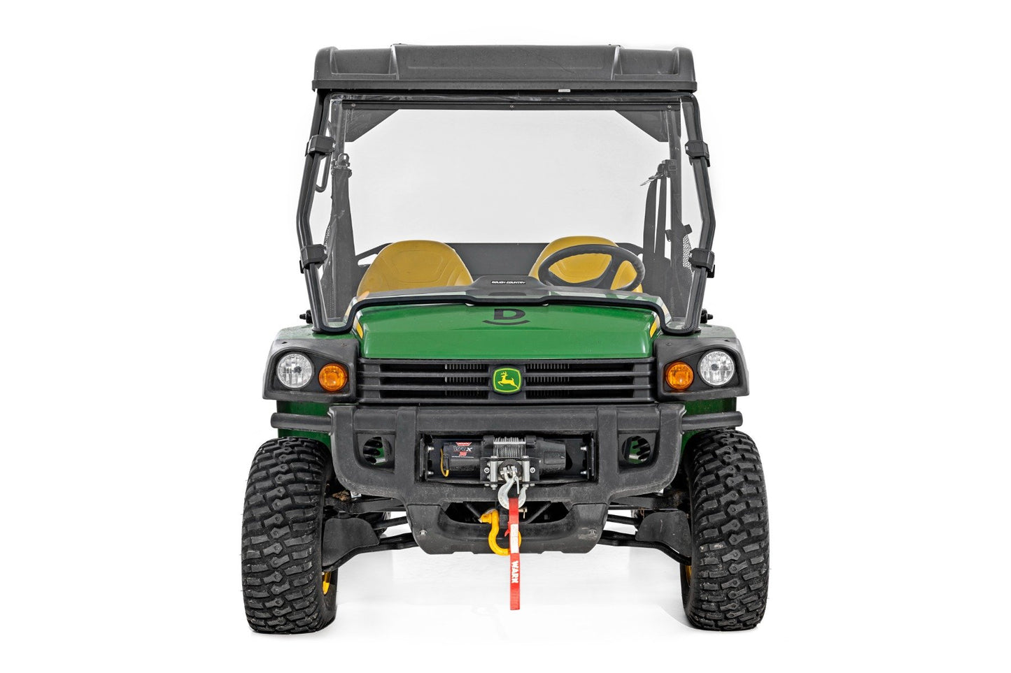 Rough Country Full Windshield | Scratch Resistant | John Deere Gator XUV 825