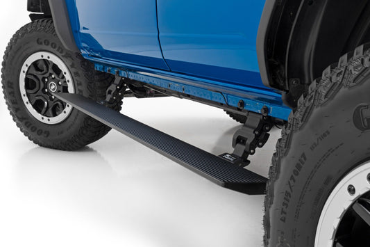 Rough Country Power Running Boards | Dual Electric Motor | 4 Door | Ford Bronco 4WD (21-25)