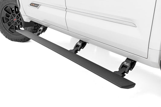 Rough Country Power Running Boards | Dual Electric Motor | CrewMax | Toyota Tundra (22-26)