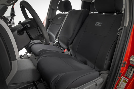 Rough Country Seat Covers | FR w/ Console Cover and Rear | Toyota Tundra 2WD/4WD (07-13)