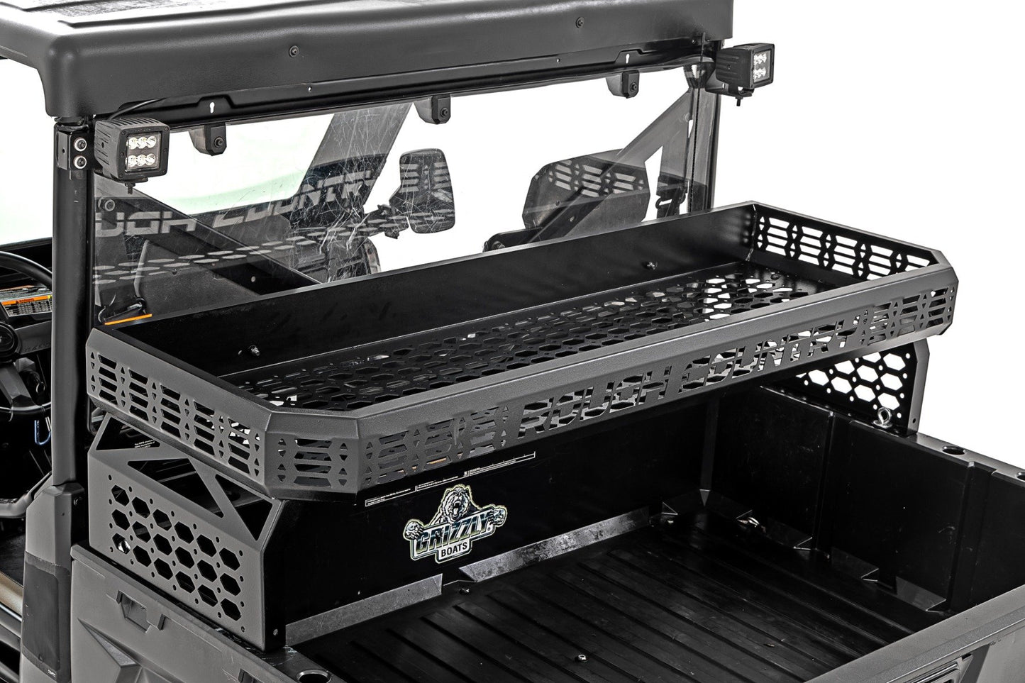 Rough Country Over Bed Cargo Rack | Can-Am Defender/Polaris Ranger
