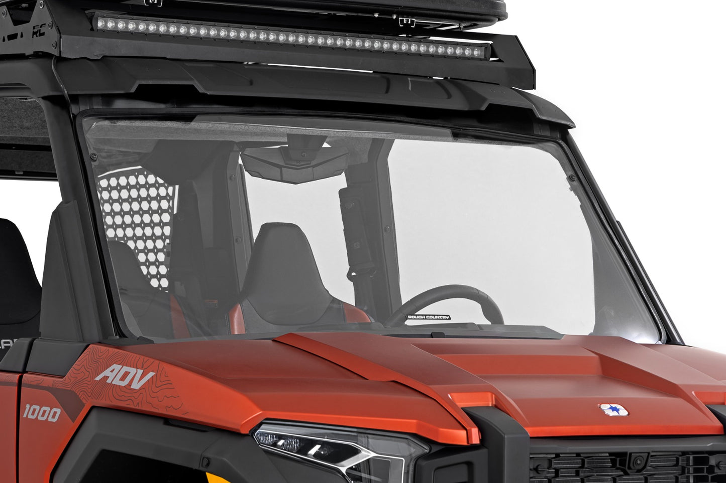 Rough Country Full Windshield | Scratch Resistant | Polaris XPEDITION ADV 5