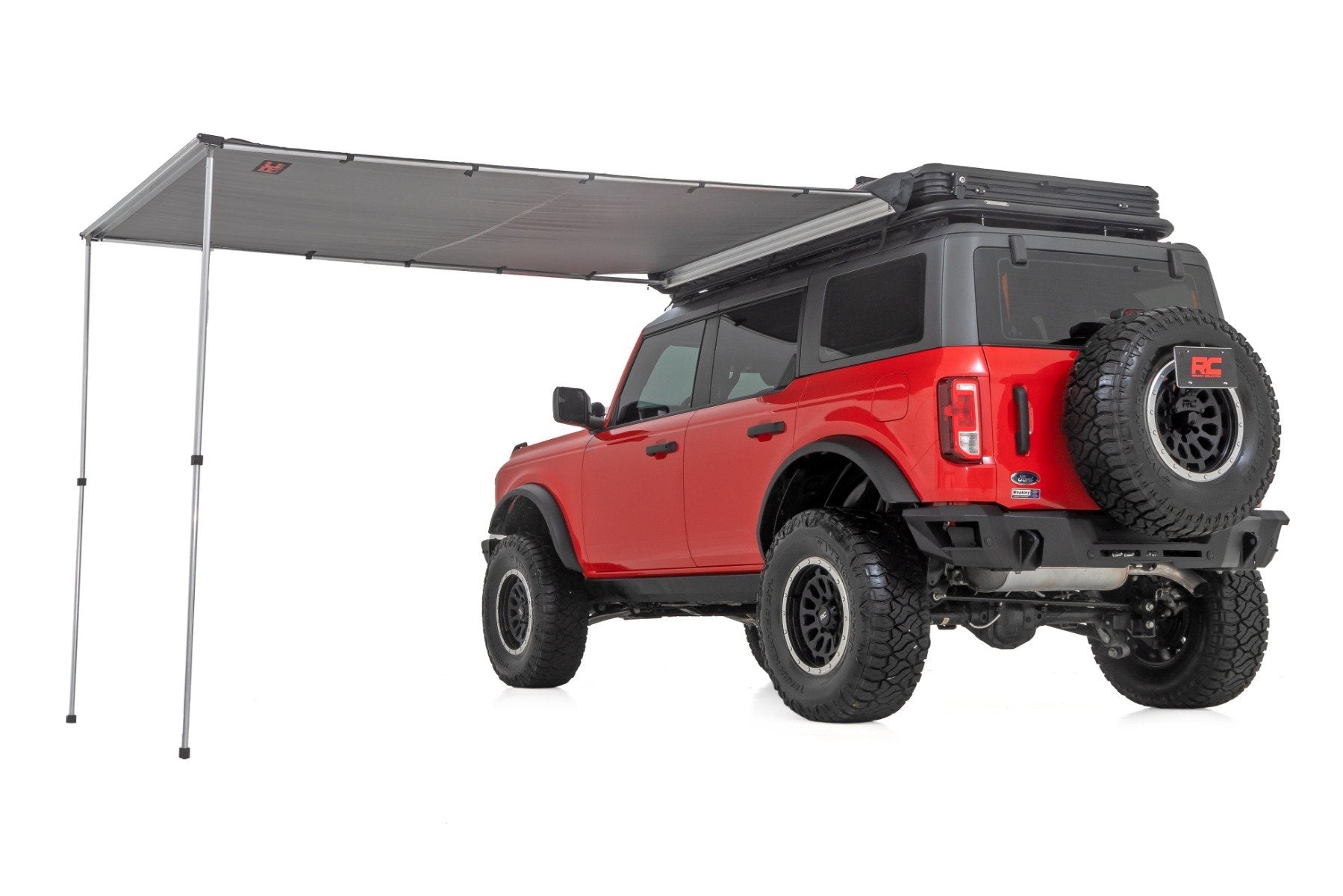 Rough Country Retractable Roof Rack Awning | 6'6" x 9'8" (Fits Trucks & SUVs)
