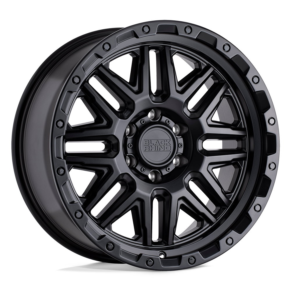 Black Rhino Hard Alloys ALAMO MATTE BLACK W/ BLACK BOLTS