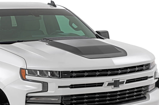 Rough Country Hood Scoop | G6M Dark Ash | Chevy Silverado 1500 2WD/4WD (2019-2026)