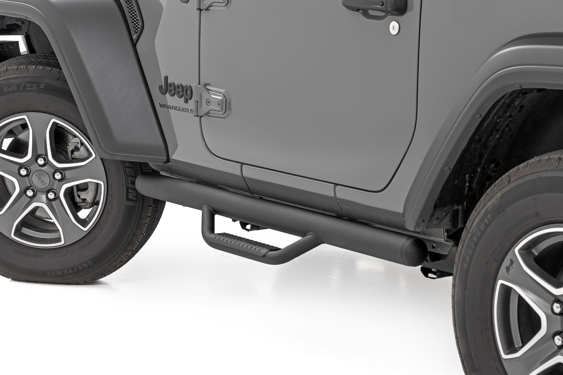 Rough Country Nerf Steps | Full Length | 2 Door | Jeep Wrangler JL 4WD (2018-2026)