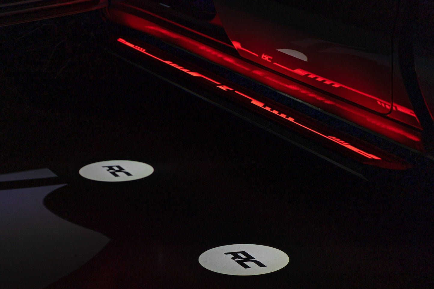Rough Country Multi-Color LED Running Boards | Crew Cab | Ford F-150/Lightning/F-250/F-350/Raptor (15-26)
